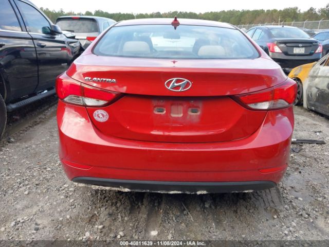 KMHDH4AE0GU651963 Hyundai ELANTRA SE