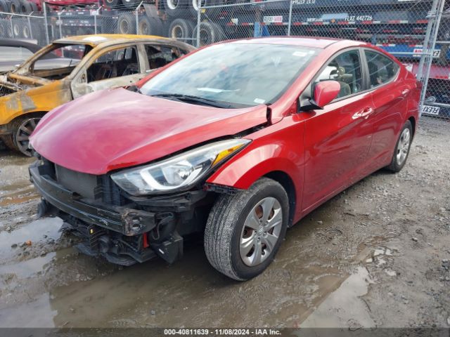 KMHDH4AE0GU651963 Hyundai ELANTRA SE