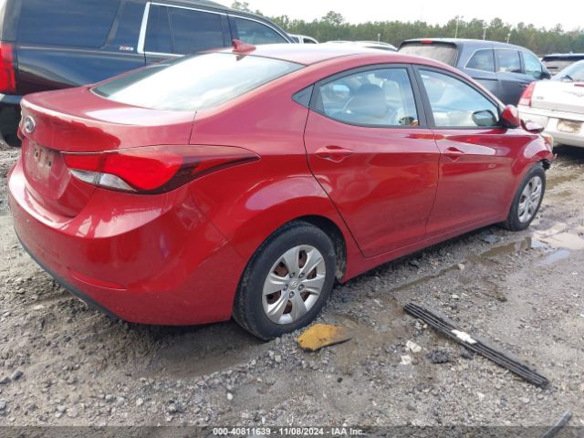 KMHDH4AE0GU651963 Hyundai ELANTRA SE