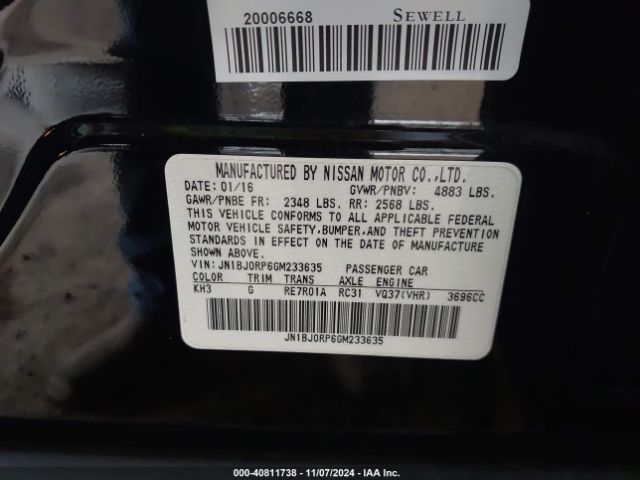 JN1BJ0RP6GM233635 Infiniti QX50