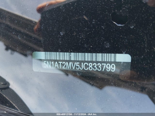 Nissan ROGUE SV 2018 5N1AT2MV5JC833799 Image 9