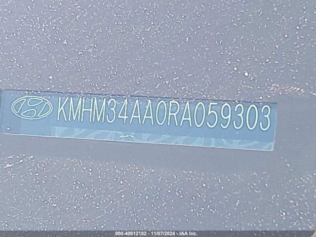 KMHM34AA0RA059303 Hyundai Ioniq 6 Sel
