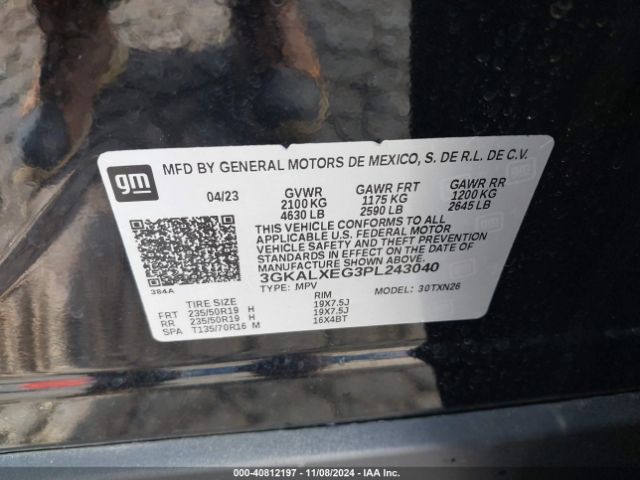 3GKALXEG3PL243040 GMC Terrain Awd Denali