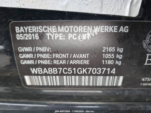 WBA8B7C51GK703714 BMW 340i Xdrive