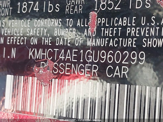 Hyundai ACCENT SE 2016 KMHCT4AE1GU960299 Image 9