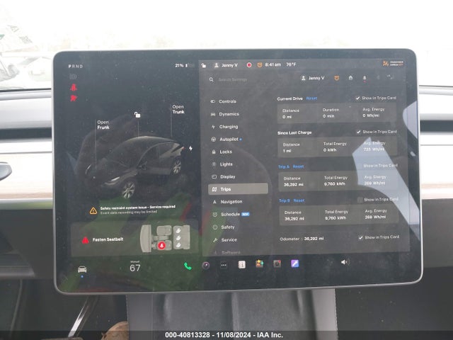 2021 TESLA MODEL Y 5YJYGDEE8MF281224 Photo 6