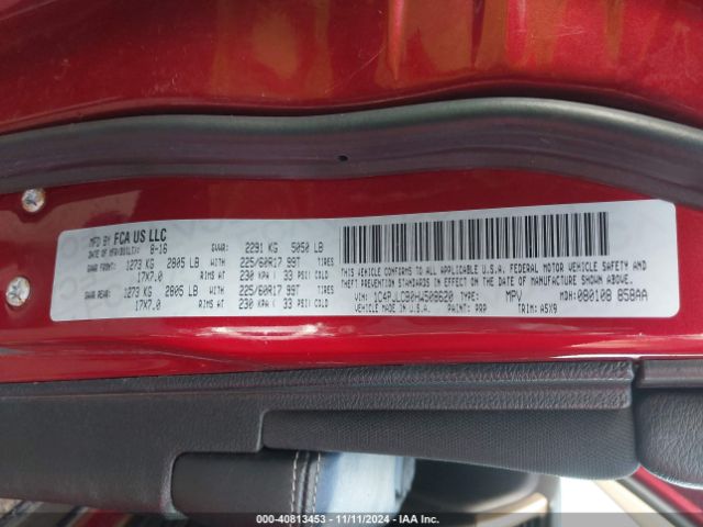1C4PJLCB0HW508620 Jeep Cherokee Latitude Fwd