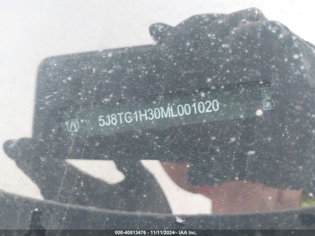5J8TC1H30ML001020 Acura Rdx Standard