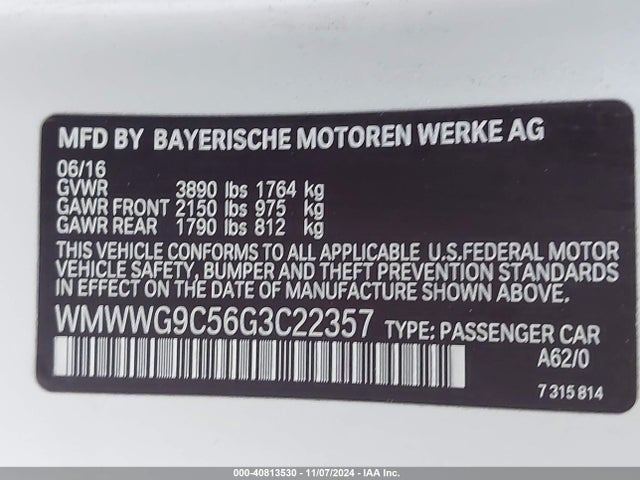 2016 MINI COOPER CONVERTIBLE WMWWG9C56G3C22357 Photo 8