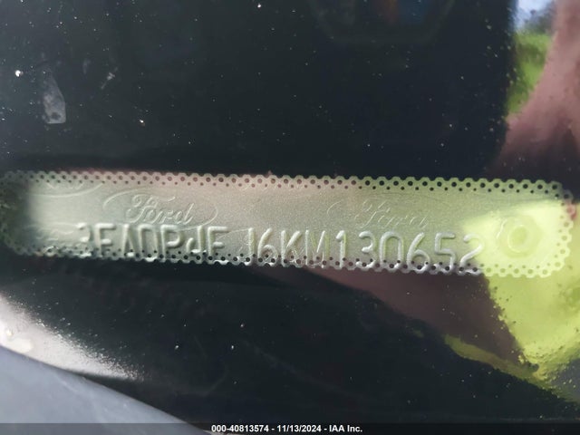 Ford FIESTA SE 2019 3FADP4EJ6KM130652 Image 9