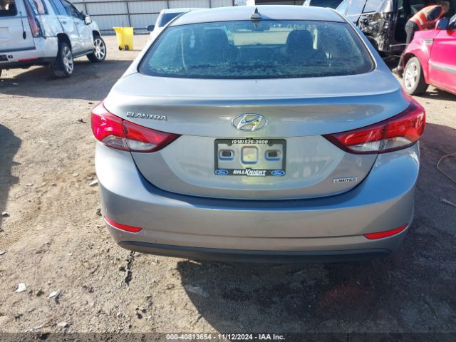 KMHDH4AE9FU328171 Hyundai Elantra Limited