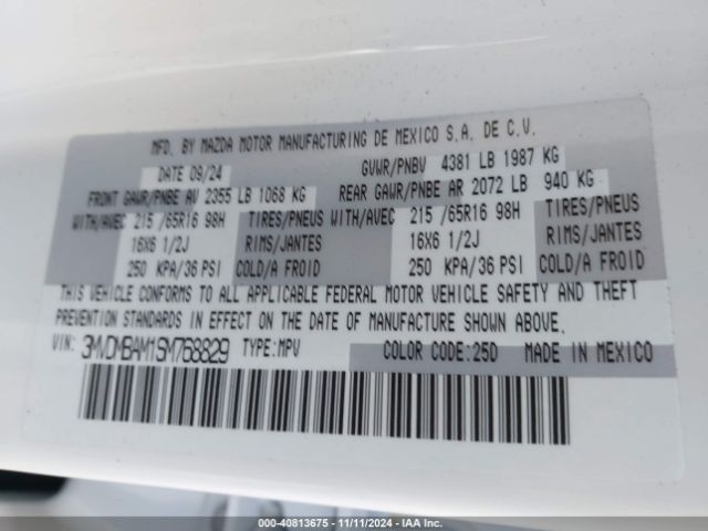 3MVDMBAM1SM768829 Mazda Cx-30 2.5 S