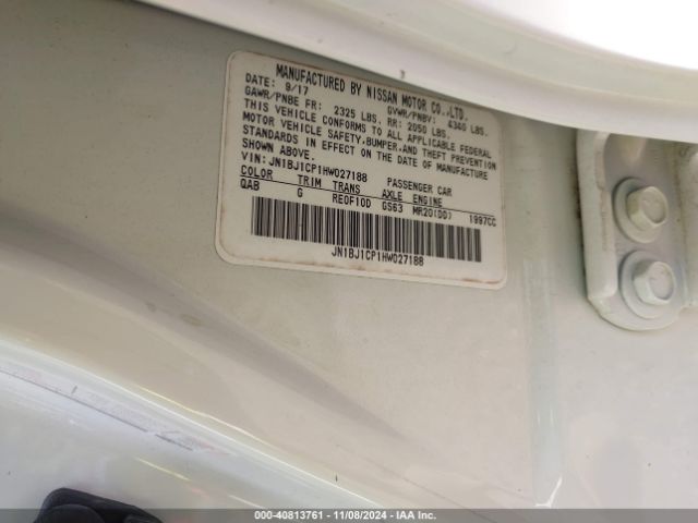 JN1BJ1CP1HW027188 Nissan Rogue Sport Sv