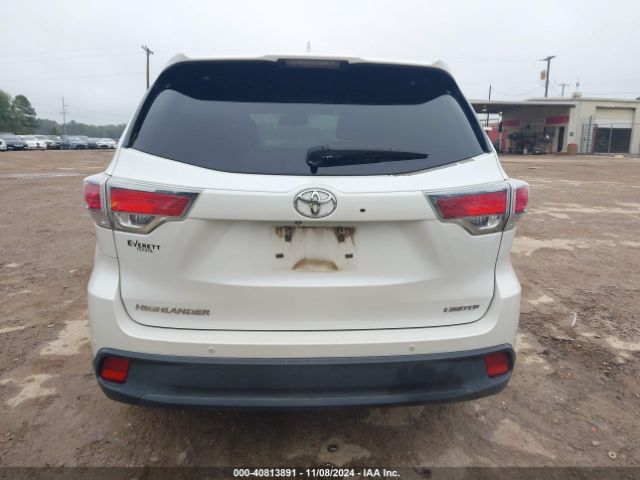 5TDYKRFH5GS137098 Toyota Highlander Limited V6