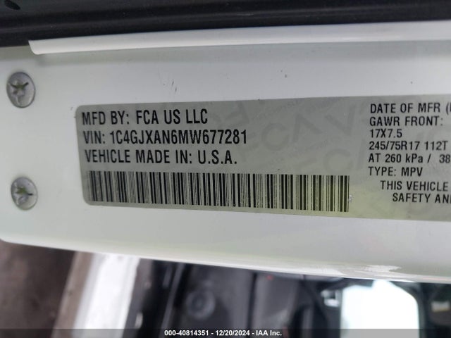 1C4GJXAN6MW677281 Jeep Wrangler Sport 4x4