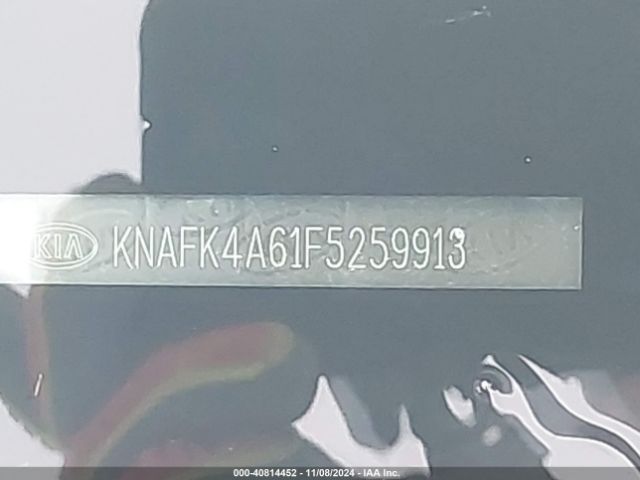 KNAFK4A61F5259913 KIA FORTE LX
