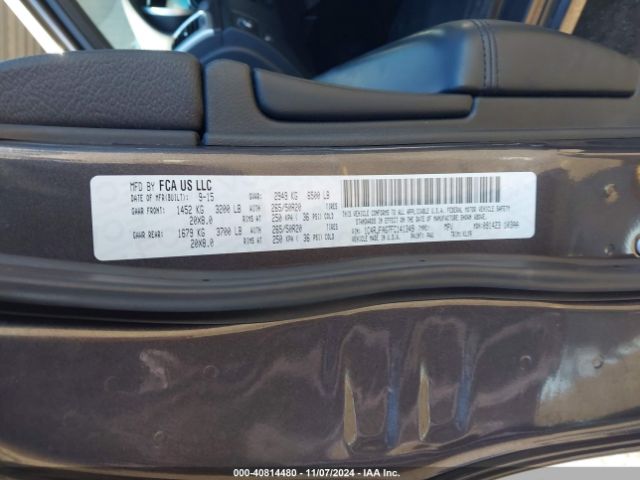 1C4RJFAG7FC141349 Jeep Grand Cherokee Altitude