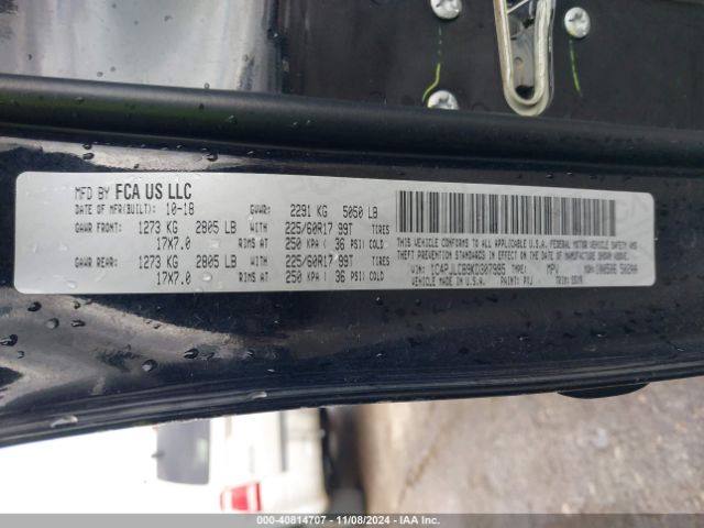 1C4PJLCB9KD307995 Jeep Cherokee Latitude Fwd