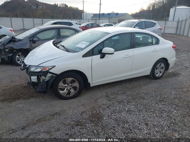 Honda Civic Lx 2014 19XFB2F56EE029424 Image 2