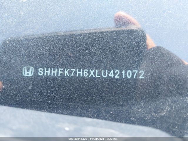 SHHFK7H6XLU421072 Honda CIVIC EX