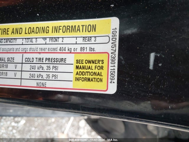 2009 CADILLAC CTS 1G6DV57V390115094 Photo 8
