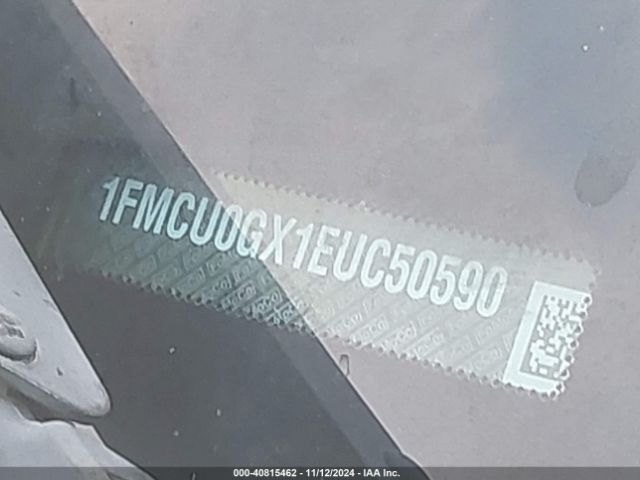 1FMCU0GX1EUC50590 Ford ESCAPE SE