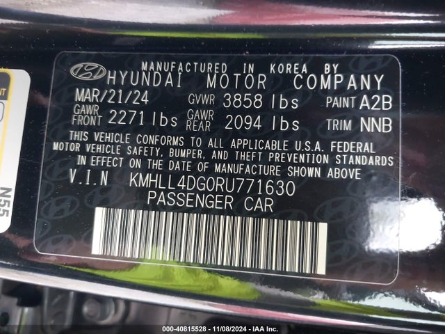 Hyundai ELANTRA SE 2024 KMHLL4DG0RU771630 Image 9