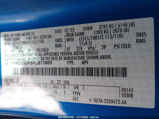 Ford Bronco Wildtrak 2023 1FMEE5DP5PLB73805 Image 9