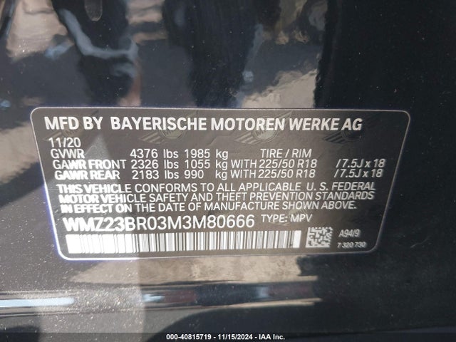 Mini Countryman Oxford Edition 2021 WMZ23BR03M3M80666 Image 9