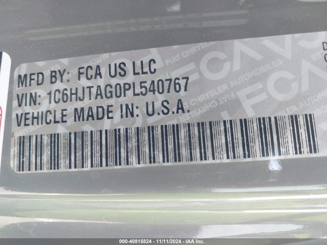 1C6HJTAG0PL540767 Jeep Gladiator Sport 4x4