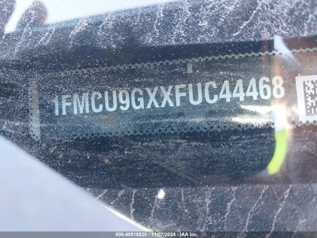 Ford ESCAPE SE 2015 1FMCU9GXXFUC44468 Image 9
