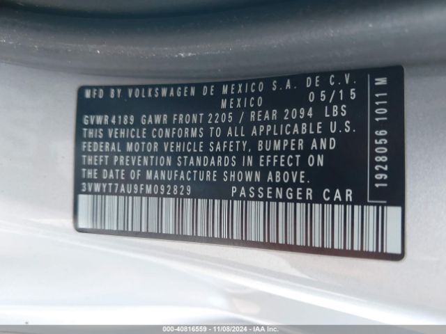 3VWYT7AU9FM092829 Volkswagen Golf Gti 2.0t Se 2-door