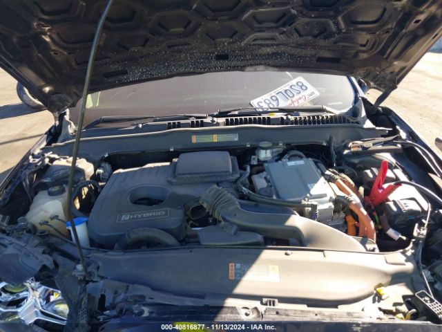 3FA6P0LU7KR220734 Ford Fusion Hybrid Se