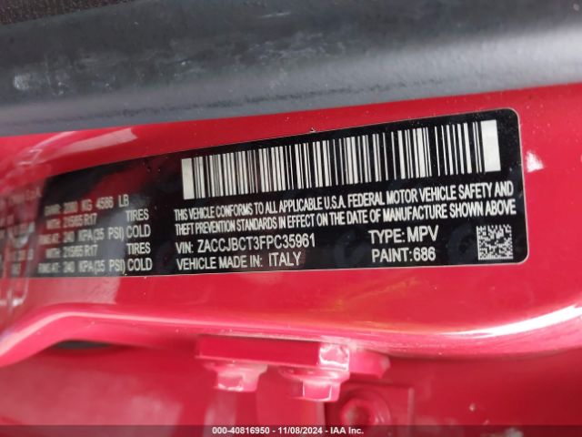 ZACCJBCT3FPC35961 Jeep Renegade Trailhawk