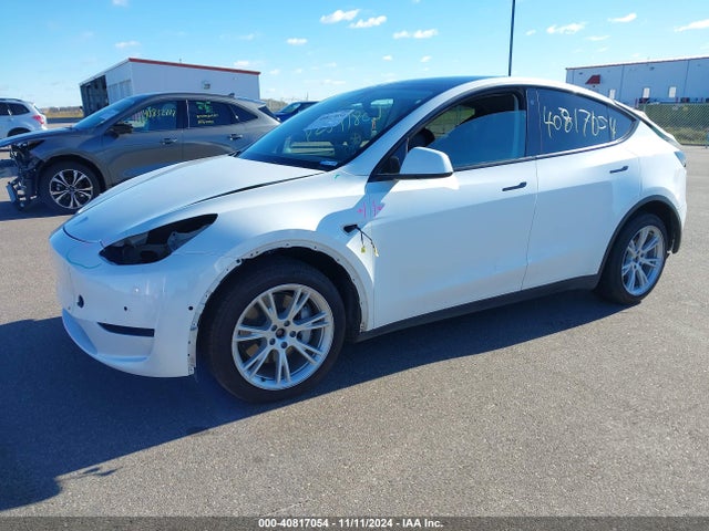 2022 TESLA MODEL Y 7SAYGDEE1NF393223 Photo 1
