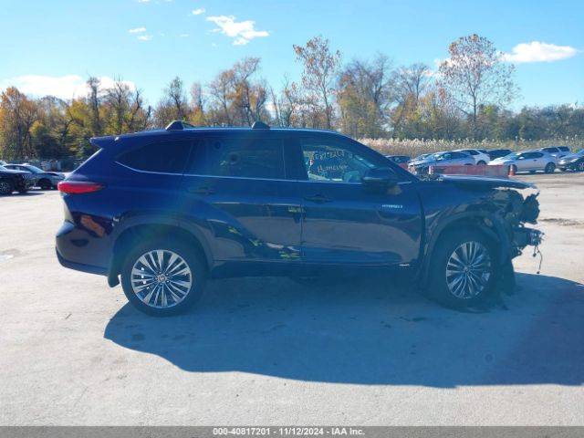 5TDEBRCH1MS015793 Toyota Highlander Hybrid Platinum