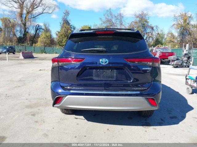 5TDEBRCH1MS015793 Toyota Highlander Hybrid Platinum