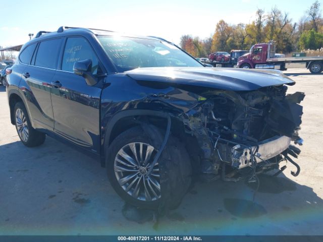 5TDEBRCH1MS015793 Toyota Highlander Hybrid Platinum