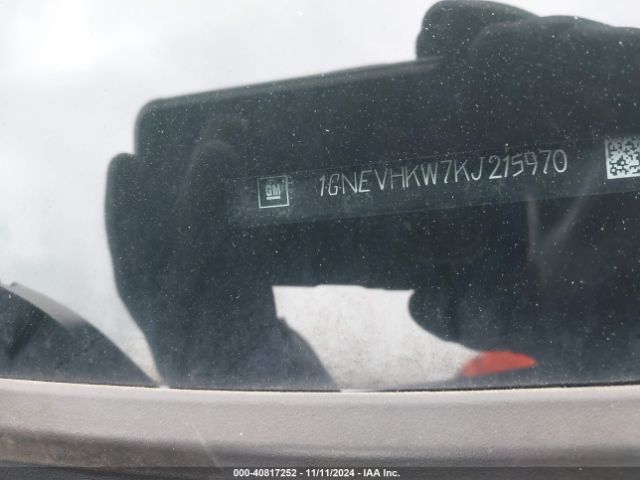 1GNEVHKW7KJ215970 Chevrolet Traverse 3lt