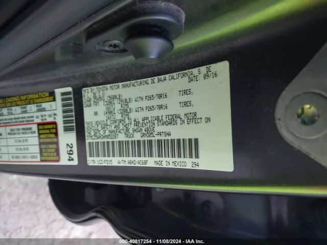 3TMCZ5AN3HM052287 Toyota Tacoma Trd Off Road