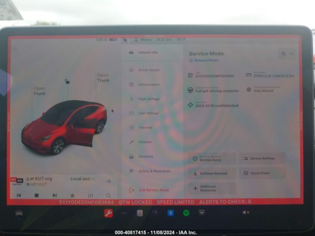 2021 TESLA MODEL Y 5YJYGDEE5MF083684 Photo 6