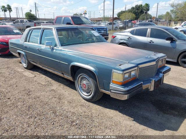 1986 CADILLAC FLEETWOOD 1G6DW69Y4G9716324