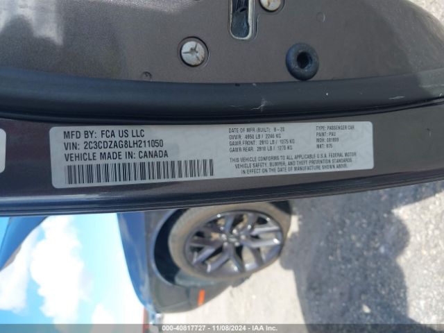 2C3CDZAG8LH211050 Dodge Challenger Sxt