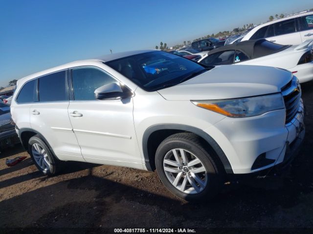 5TDZKRFH7GS125443 Toyota Highlander Le V6