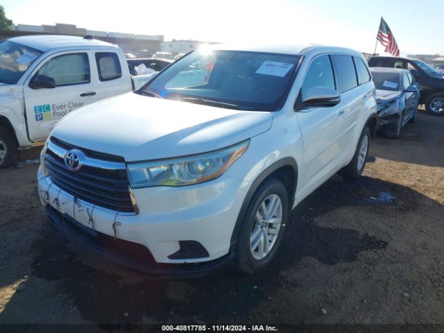 5TDZKRFH7GS125443 Toyota Highlander Le V6