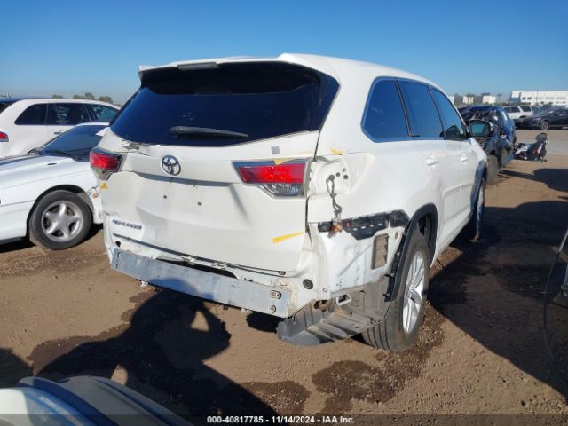 5TDZKRFH7GS125443 Toyota Highlander Le V6