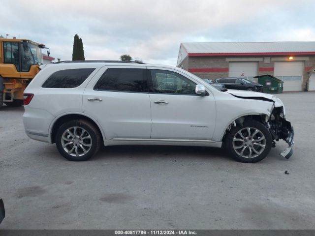 1C4SDJETXJC515240 Dodge Durango Citadel Awd