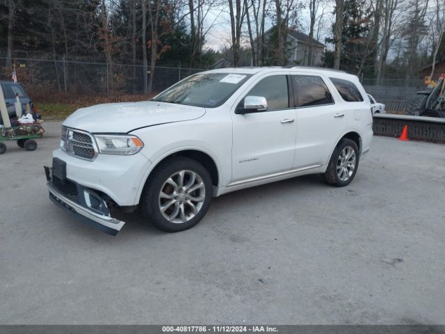 1C4SDJETXJC515240 Dodge Durango Citadel Awd