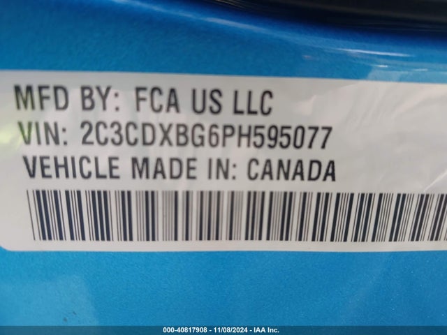 Dodge Charger Sxt 2023 2C3CDXBG6PH595077 Image 9