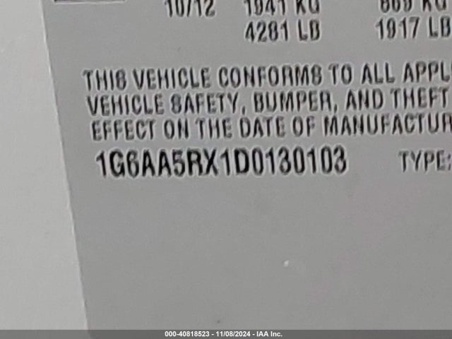 2013 CADILLAC ATS 1G6AA5RX1D0130103 Photo 8
